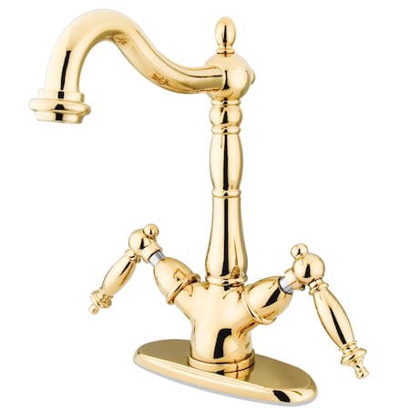 Kingston Brass KS1492TL Vessel Sink Faucet, Polished Brass KS1492TL